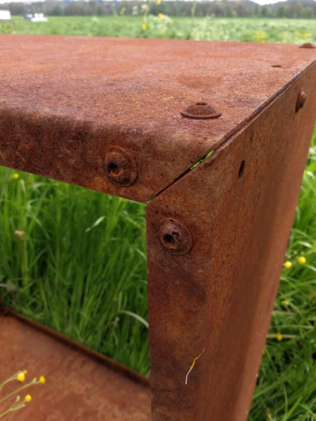 Kaminholzregal Edelrost Bausatz