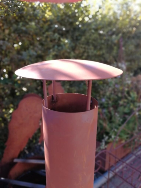 Edelrost Gartenkamin Tobi