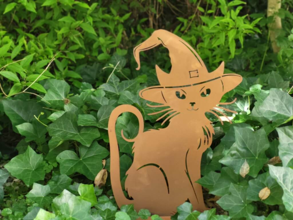 Edelrost Katze Hexenzauber