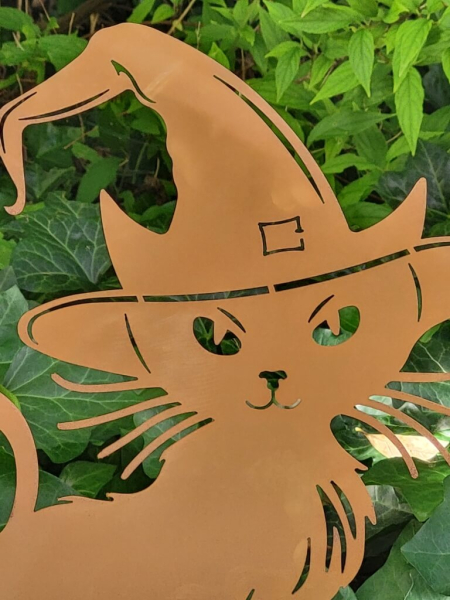 Edelrost Katze Hexenzauber