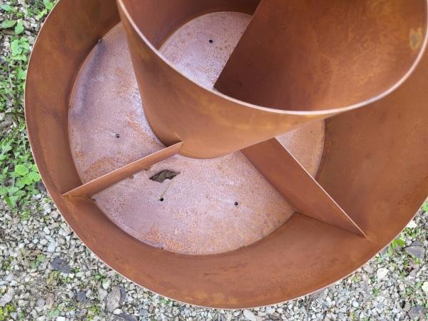 Edelrost Kräuterschnecke