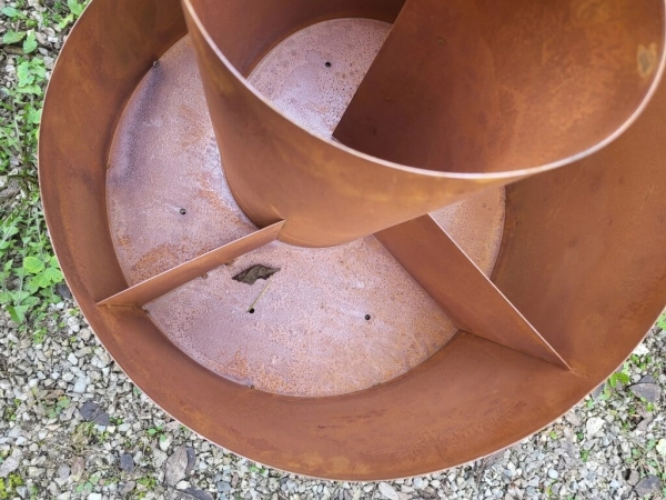 Edelrost Kräuterschnecke