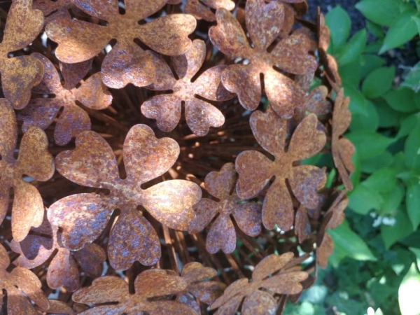 Edelrost Kugel Hortensie