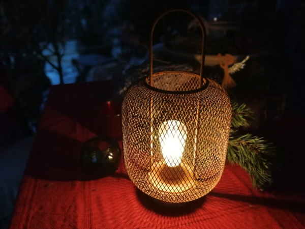 Edelrost LED Laterne Rumea