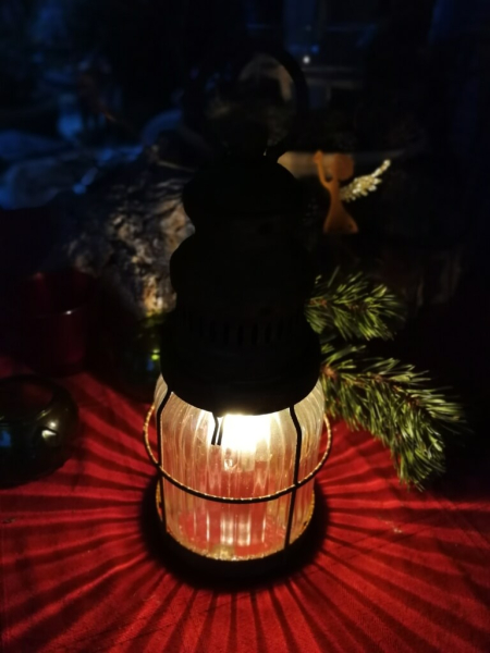 Edelrost LED Laterne Volta