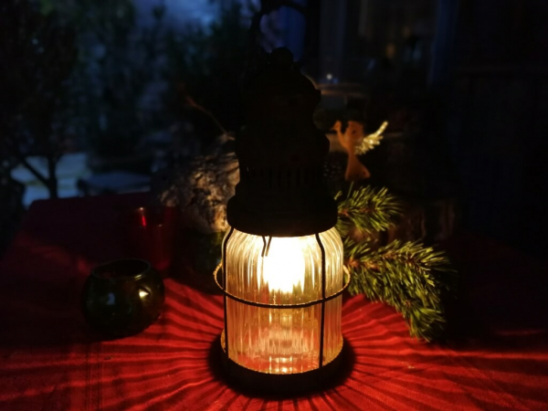 Edelrost LED Laterne Volta