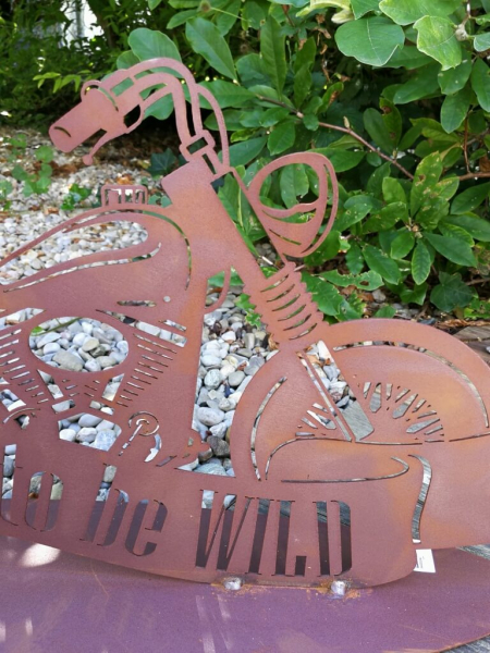 Edelrost Motorrad Born to be wild