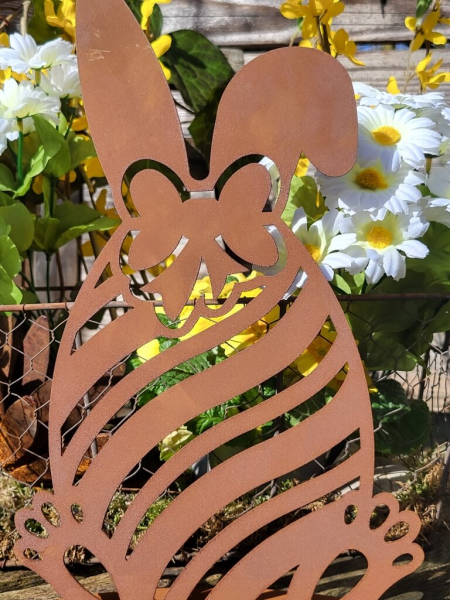 Edelrost Osterei Schlappohr zum Stellen