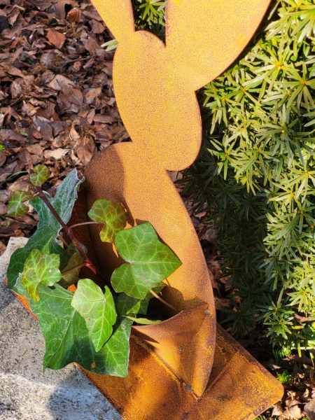Edelrost Hase Leprotto, zum Bepflanzen