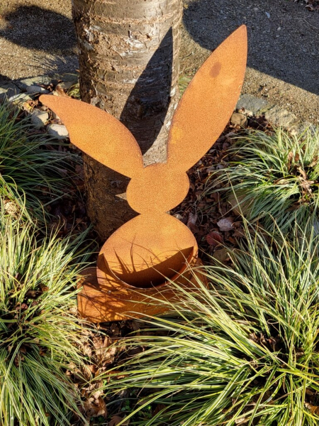 Edelrost Hase Leprotto, zum Bepflanzen