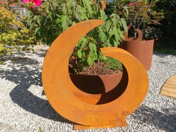 Edelrost Pflanzschale 32 cm - 75 cm
