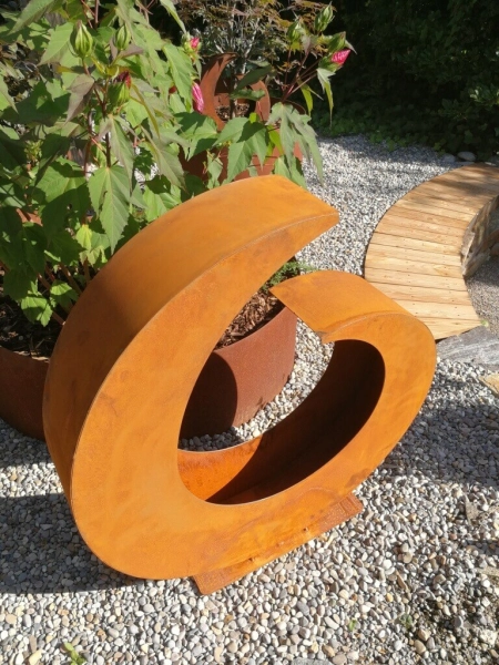Edelrost Pflanzschale 32 cm - 75 cm