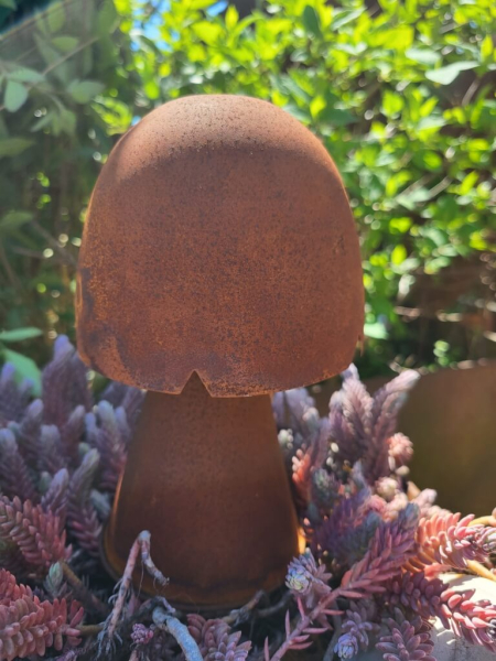 Edelrost 3D Pilz Egon zum Stellen