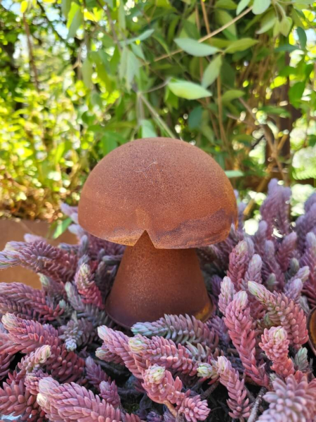 Edelrost 3D Pilz Egon zum Stellen