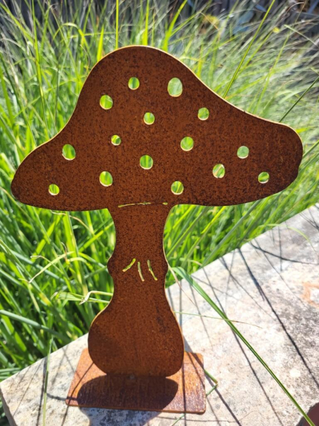 Edelrost Fliegenpilz August zum Stellen