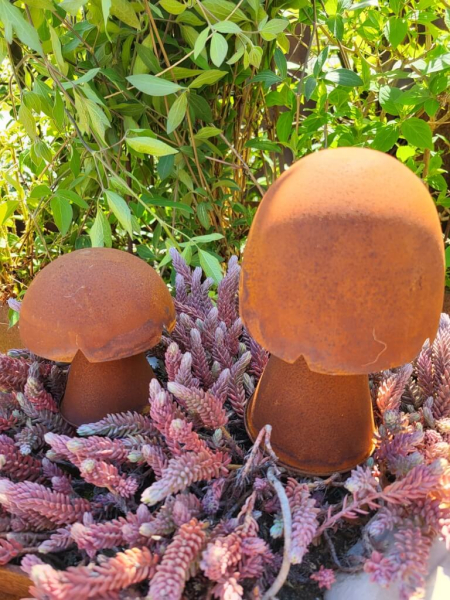 Edelrost 3D Pilz Egon zum Stellen