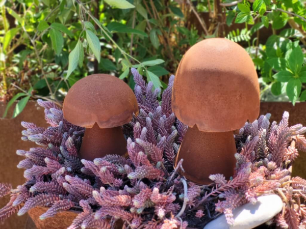 Edelrost 3D Pilz Egon zum Stellen
