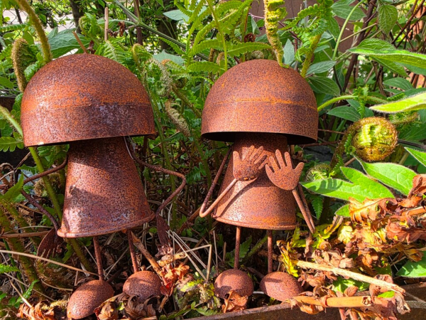 Edelrost Pilzmännchen, 2er-Set