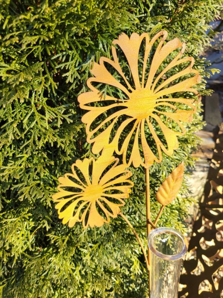 Edelrost Regenmesser Doppelblüte