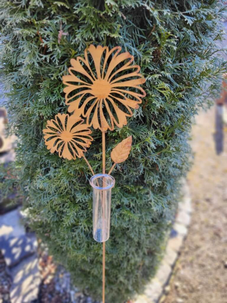 Edelrost Regenmesser Doppelblüte