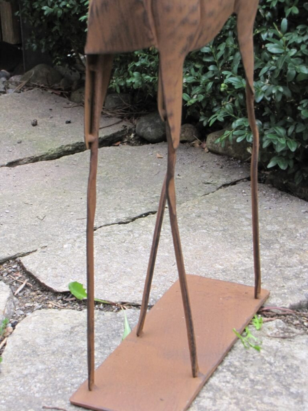 Edelrost Rentier modern 76 cm