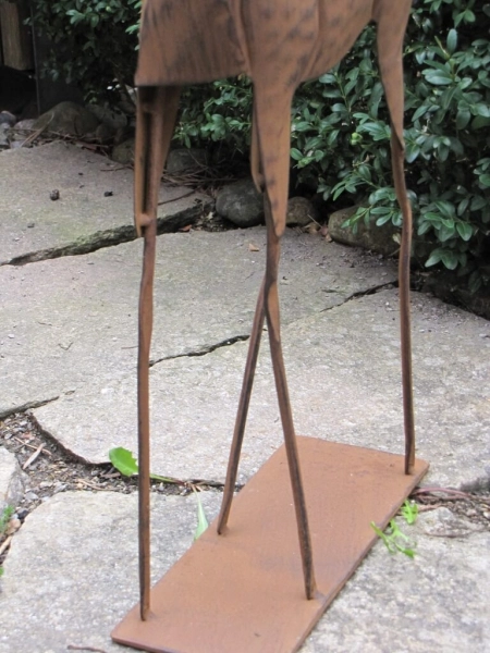 Edelrost Rentier modern 76 cm