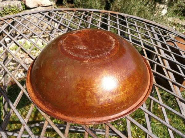 Edelrost Dekoschale Eve, 27 cm lackiert
