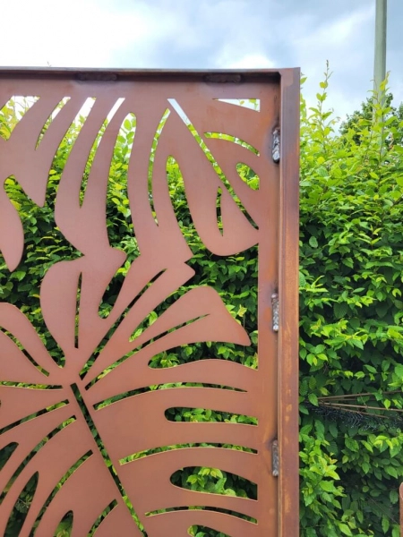 Edelrost Sichtschutzwand Monstera (Fensterblatt) Edelrost Sichtschutzwand Monstera (Fensterblatt)