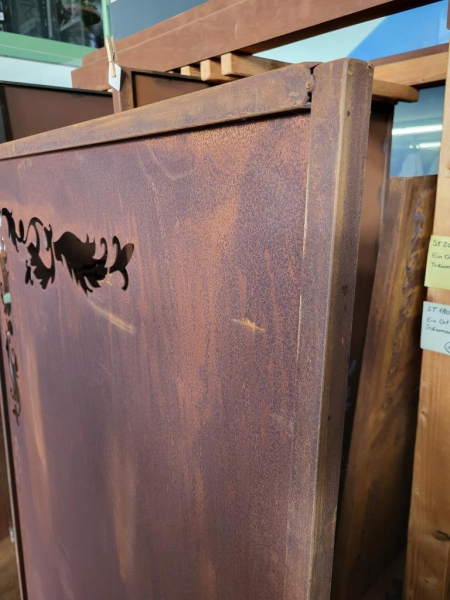 Edelrost Sichtschutzwand Lenka Ranke, nur Selbstabholung