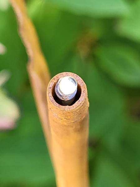 Edelrost Solar Gartenstecker Blume Paloma, kelchförmig