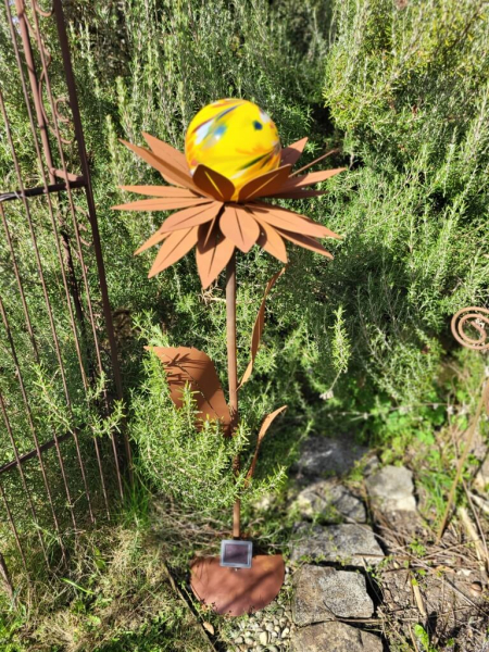 Edelrost Solarblume Maya, gelb