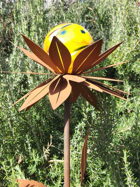 Edelrost Solarblume Maya, gelb
