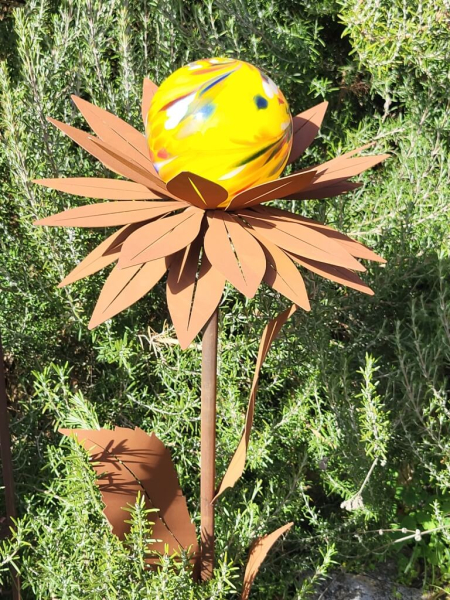 Edelrost Solarblume Maya, gelb