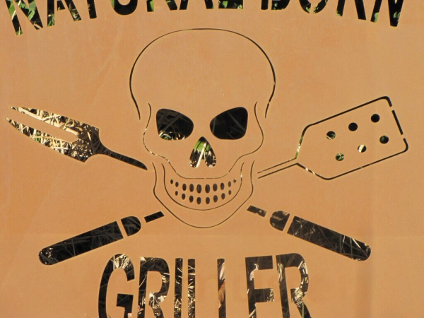 Edelrost Schild Natural Born Griller