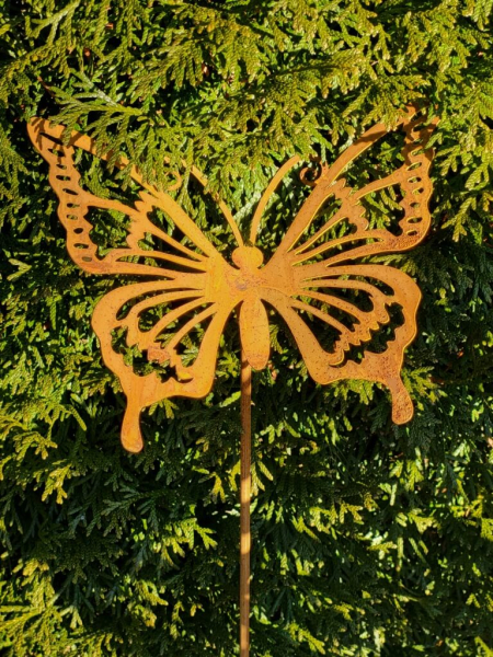 Edelrost Topfstecker Schmetterling Frida