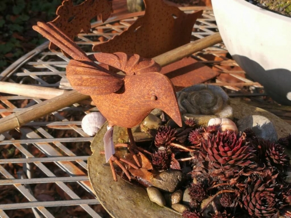 Edelrost Vogel Kunigunde, klein