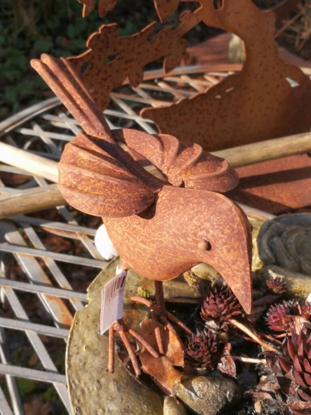 Edelrost Vogel Kunigunde, klein