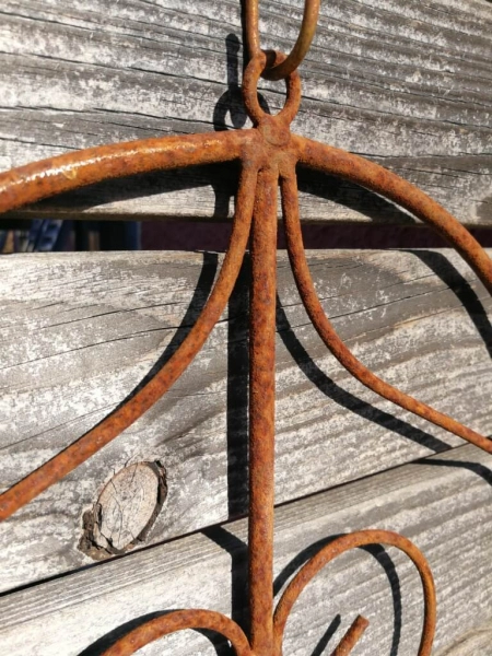 Edelrost Wandkorb Jaques