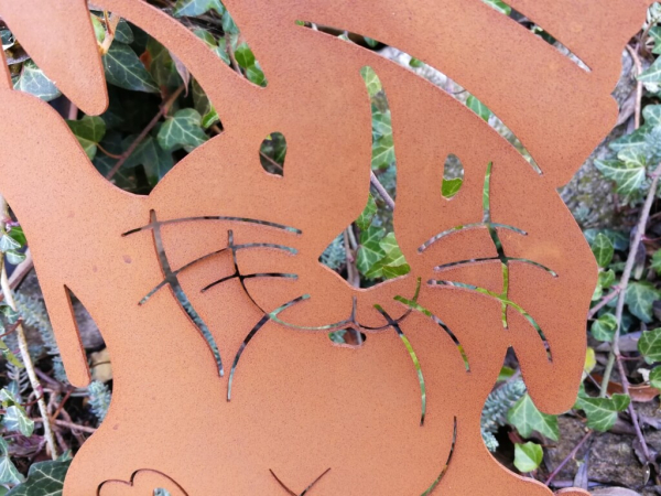 Edelrost Weihnachtsbunny