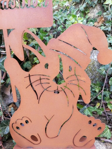 Edelrost Weihnachtsbunny