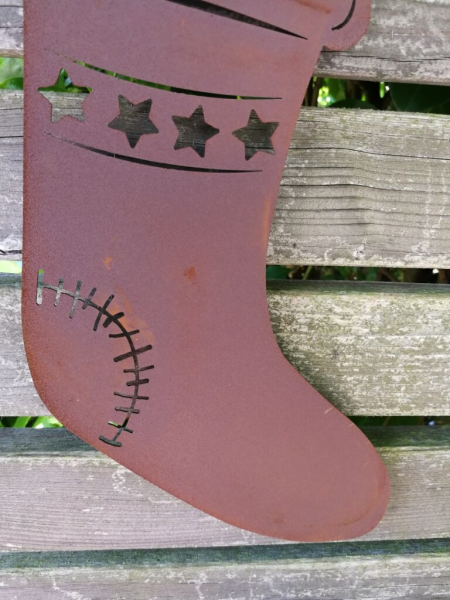 Edelrost Weihnachtssocke Süßes