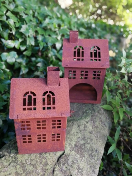 Edelrost Laterne Haus Kolding