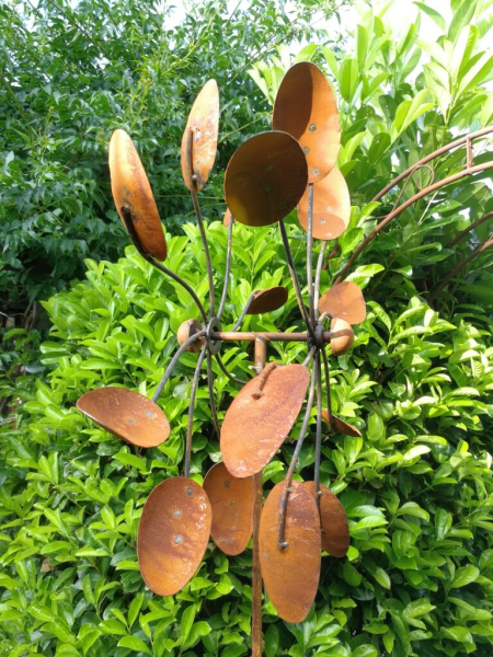 Edelrost Windrad Löffel, 80 cm