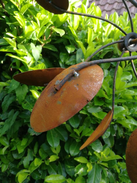 Edelrost Windrad Löffel, 80 cm