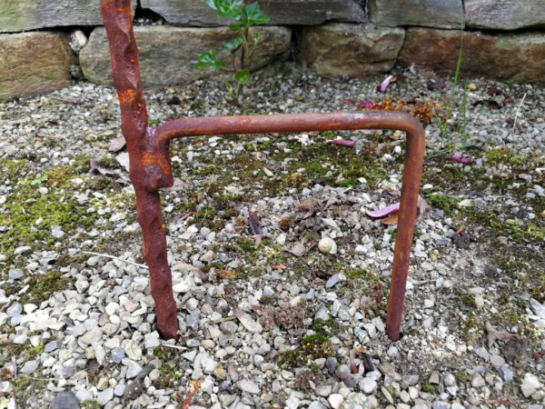 Edelrost Windrad Schmetterlinge, 80 cm
