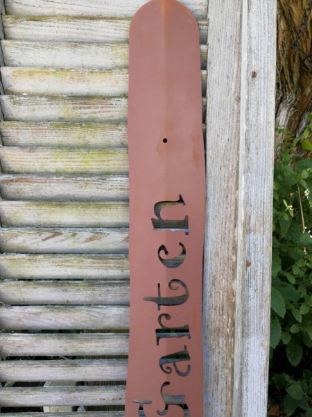 Edelrost Zaunlatte Garten