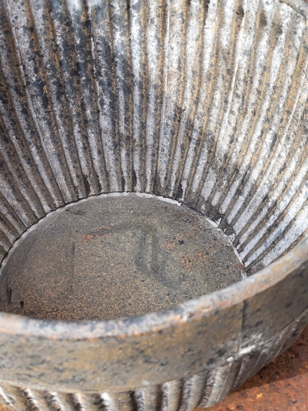 Metall Pflanzschale Nubia, Rostoptik