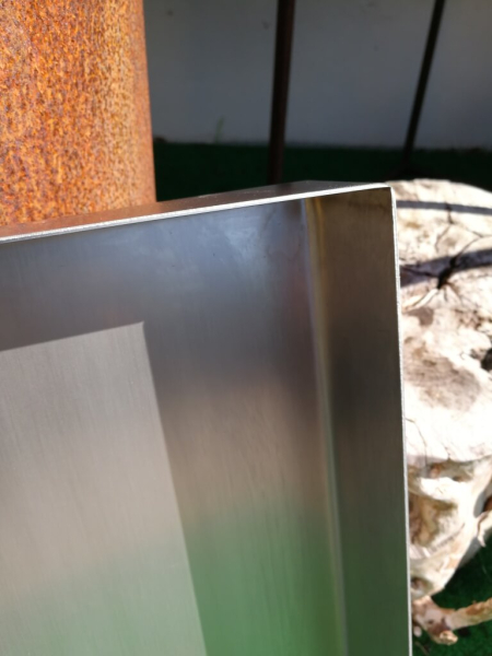 Edelstahl Untersetzer, quadratisch