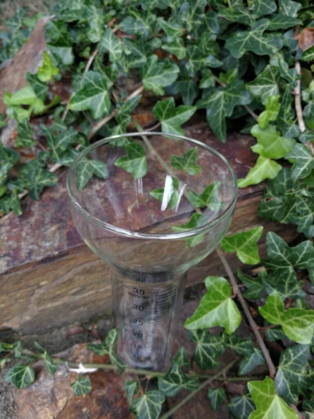 Ersatzglas für Regenmesser, groß