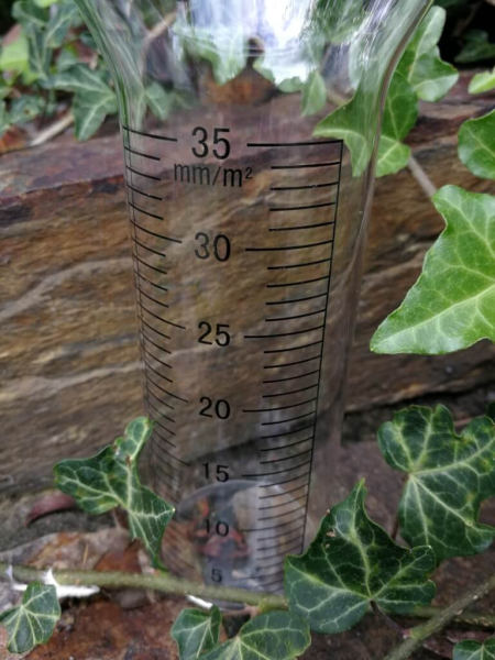 Ersatzglas für Regenmesser, groß
